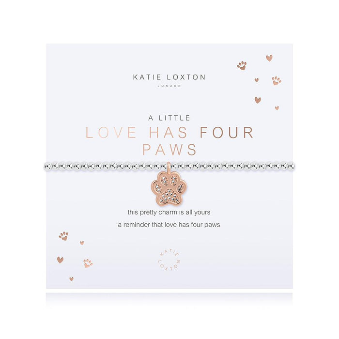 Katie Loxton : A Little Love Has Four Paws Bracelet -