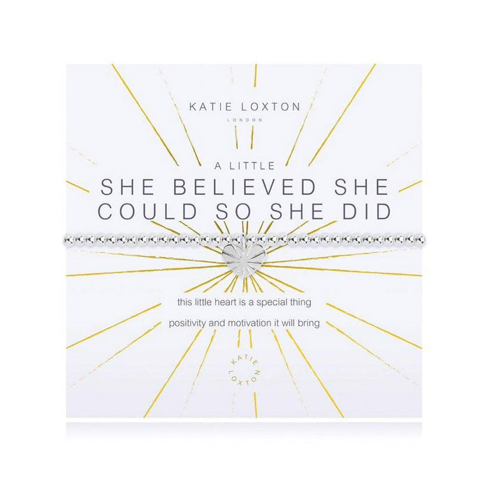 Katie Loxton : A Little She Believed She Could So She Did Bracelet -