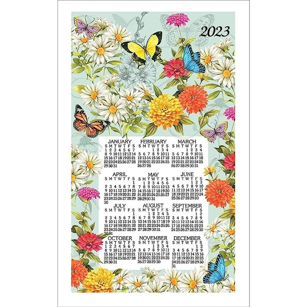 Kay Dee Designs 2024 Calendar Towel Butterfly Garden Annies