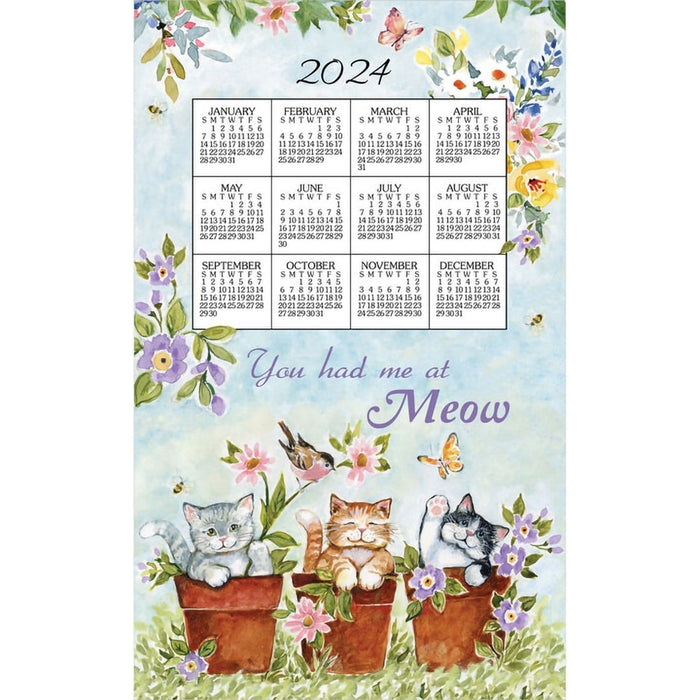 Kay Dee Designs 2024 Calendar Towel Sweet Kitties Annies Hallmark
