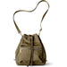 Kedzie : Aries 3-Way Convertible Bucket Bag in Olive - Kedzie : Aries 3-Way Convertible Bucket Bag in Olive