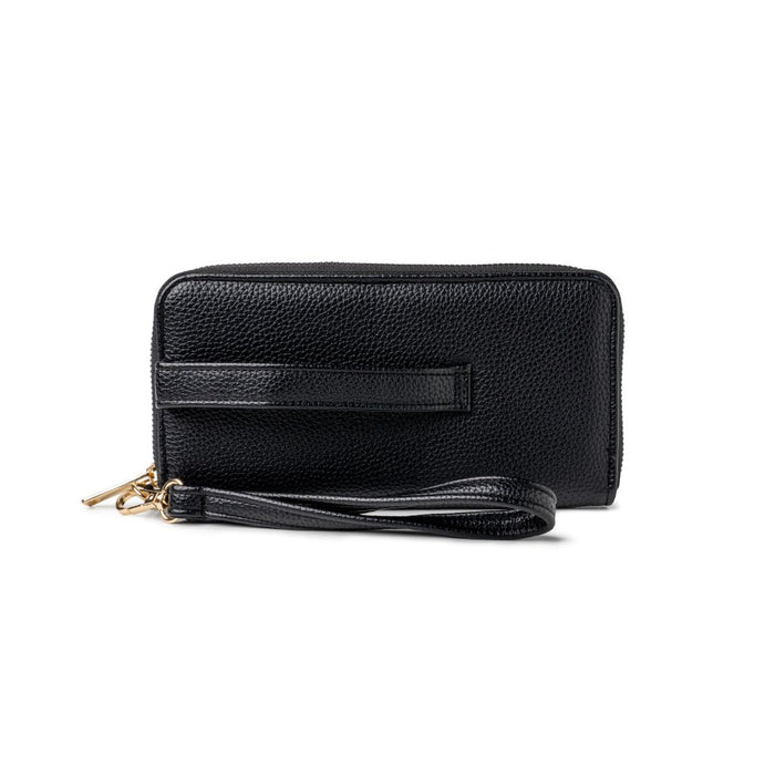 Kedzie : Eclipse Convertible Zip-Around Clutch in Black - Kedzie : Eclipse Convertible Zip-Around Clutch in Black