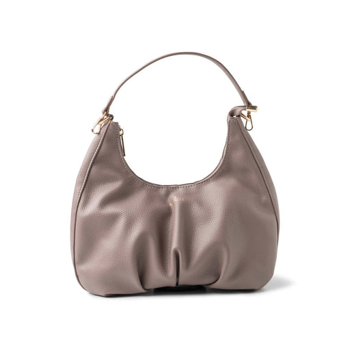 Kedzie : Elle Vegan Leather Shoulder Bag in Gray - Kedzie : Elle Vegan Leather Shoulder Bag in Gray