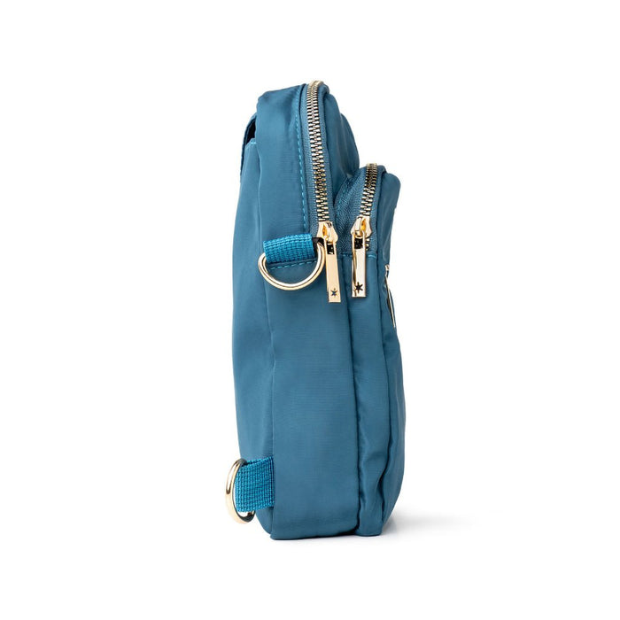 Kedzie : Roundtrip Convertible Sling in Teal - Kedzie : Roundtrip Convertible Sling in Teal