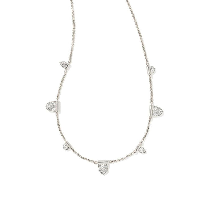 Kendra Scott : Adeline Strand Necklace In Silver -