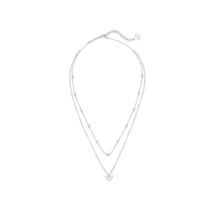 Kendra Scott Emilie Rose Gold Multi Strand Necklace in Sand Drusy •  Impressions Online Boutique