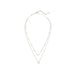 Kendra Scott : Ari Heart Multi Strand Necklace in Silver - Kendra Scott : Ari Heart Multi Strand Necklace in Silver