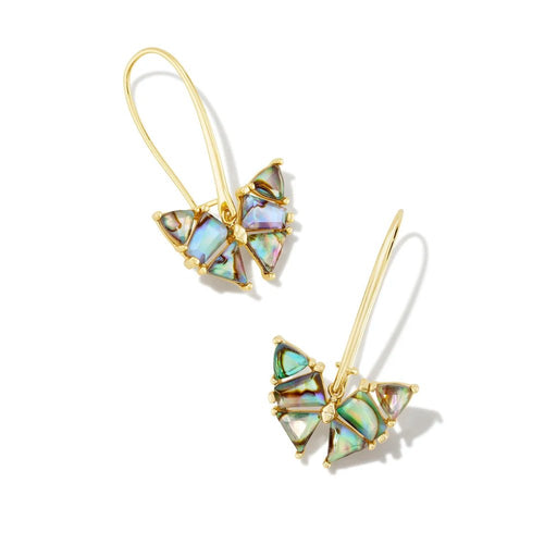 Kendra Scott : Blair Butterfly Drop Earrings Gold Abalone Shell - Kendra Scott : Blair Butterfly Drop Earrings Gold Abalone Shell