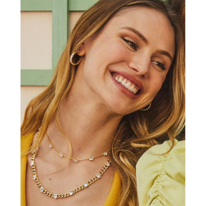 Kendra Scott Ari Heart Pendant Necklace in Neon Yellow Magnesite | REEDS  Jewelers