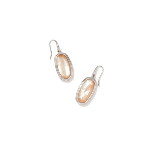Kendra Scott : Framed Dani Silver Drop Earrings In Golden Abalone -