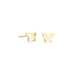Kendra Scott : Lillia Butterfly Stud Earrings in Gold - Kendra Scott : Lillia Butterfly Stud Earrings in Gold