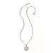 Kendra Scott : Sienna Sun Pendant Necklace in Silver -