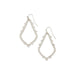 Kendra Scott : Sophee Crystal Drop Earrings in Silver - Kendra Scott : Sophee Crystal Drop Earrings in Silver
