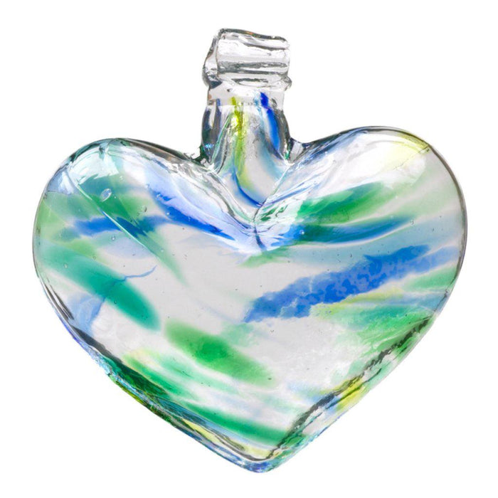 Kitras : Berry Multi Hearts Glass Ornament in Oceania -