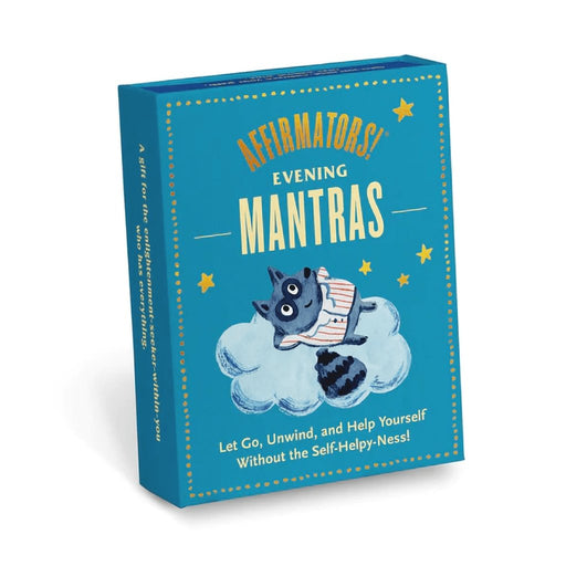 Knock Knock : Affirmators!® Mantras Evening – Night Affirmation Cards Deck -