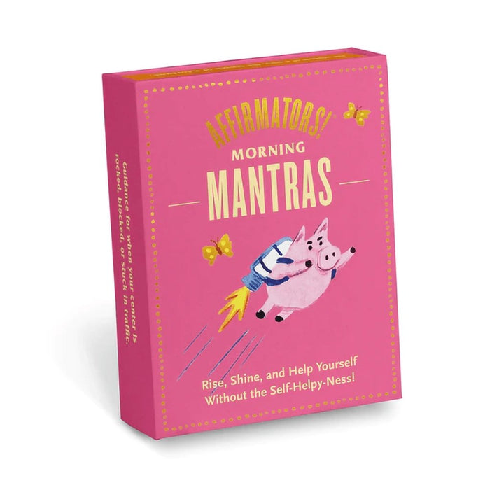 Knock Knock : Affirmators!® Mantras Morning – Day Affirmation Cards Deck -