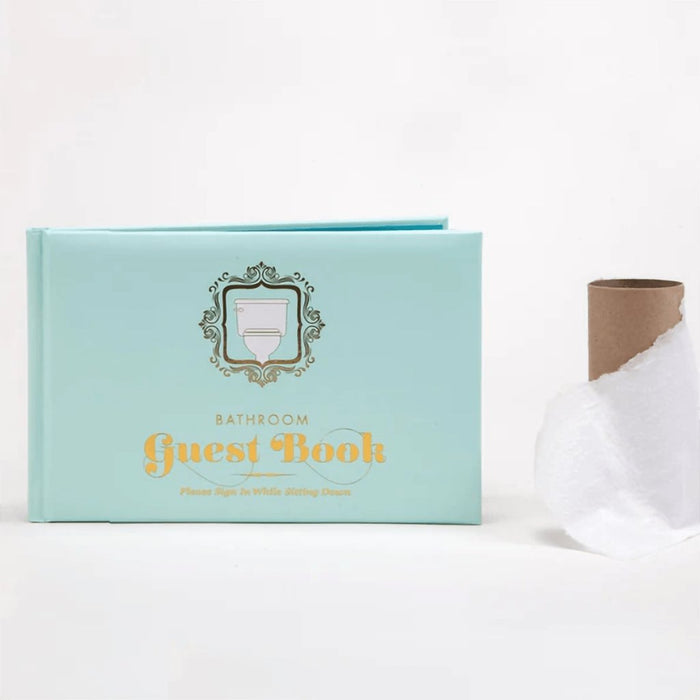 Knock Knock : Bathroom Guest Book -
