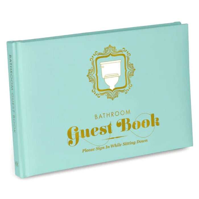 Knock Knock : Bathroom Guest Book -