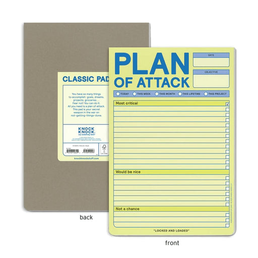 Knock Knock : Plan of Attack Pad -