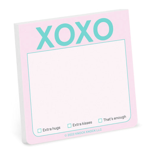 Knock Knock : XOXO Sticky Note (Pastel Version) - Knock Knock : XOXO Sticky Note (Pastel Version)
