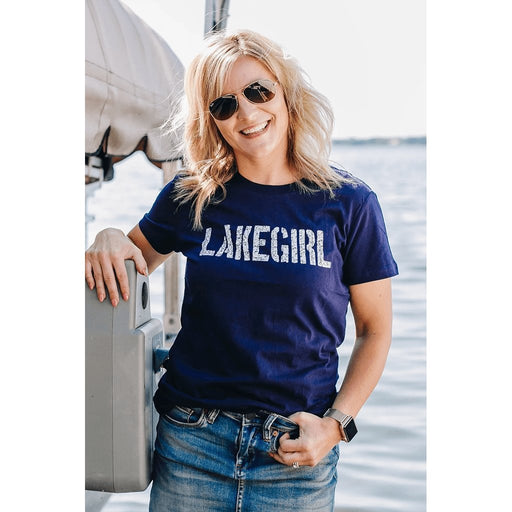 Lakegirl : Navy Simply Lakegirl Tee -