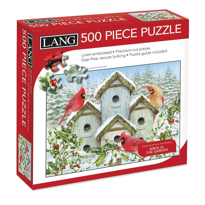Lang : Birds in the Garden 500 Piece Jigsaw Puzzle - Lang : Birds in the Garden 500 Piece Jigsaw Puzzle - Annies Hallmark and Gretchens Hallmark, Sister Stores