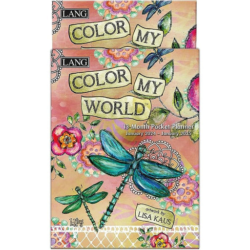 Lang : Color My World Monthly 2024 Pocket Planner - Lang : Color My World Monthly 2024 Pocket Planner