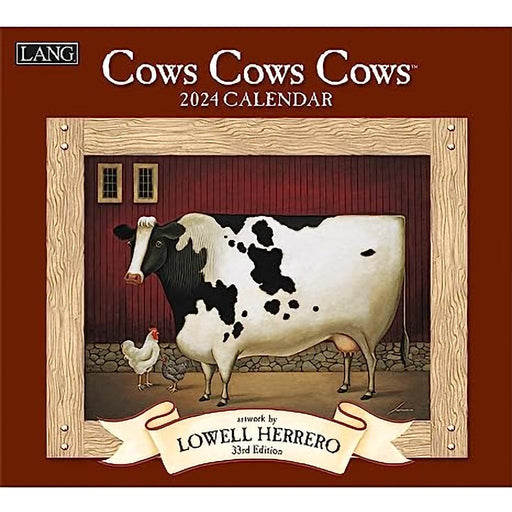 Lang : Cows Cows Cows 2024 Wall Calendar - Lang : Cows Cows Cows 2024 Wall Calendar