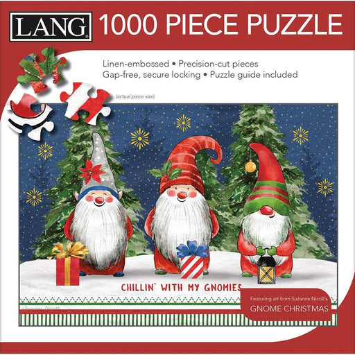 Lang : Gnome Christmas 1000 Piece Jigsaw Puzzle - Lang : Gnome Christmas 1000 Piece Jigsaw Puzzle - Annies Hallmark and Gretchens Hallmark, Sister Stores