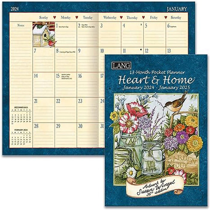 Lang : Heart and Home Monthly 2024 Pocket Planner - Lang : Heart and Home Monthly 2024 Pocket Planner