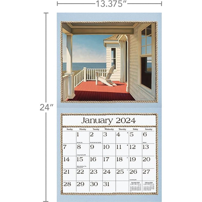 Lang : Seaside 2024 Wall Calendar - Lang : Seaside 2024 Wall Calendar