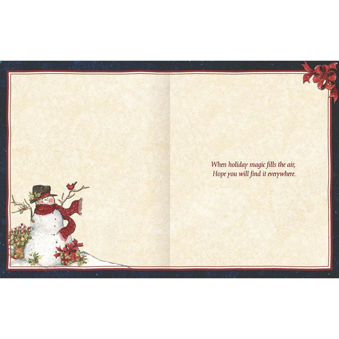 Lang : "Snowman Scarf" Boxed Christmas Card (18 pack) - Lang : "Snowman Scarf" Boxed Christmas Card (18 pack) - Annies Hallmark and Gretchens Hallmark, Sister Stores