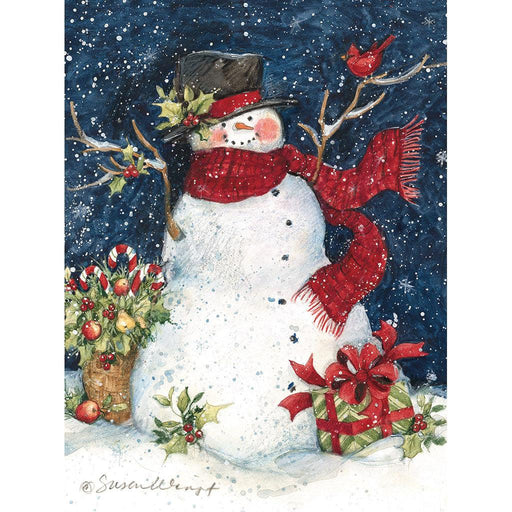 Lang : "Snowman Scarf" Boxed Christmas Card (18 pack) - Lang : "Snowman Scarf" Boxed Christmas Card (18 pack) - Annies Hallmark and Gretchens Hallmark, Sister Stores