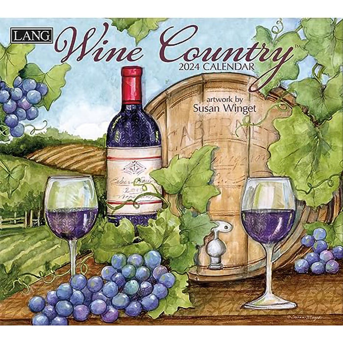 Lang : Wine Country 2024 Wall Calendar - Lang : Wine Country 2024 Wall Calendar