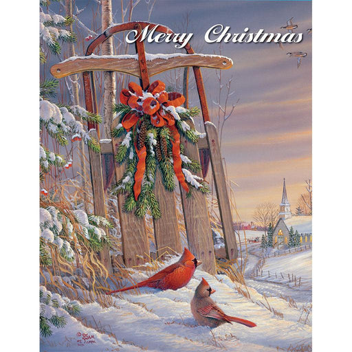 Lang : Wintertime Cardinal Boxed Christmas Card (18 pack) - Lang : Wintertime Cardinal Boxed Christmas Card (18 pack) - Annies Hallmark and Gretchens Hallmark, Sister Stores