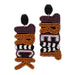 Laura Janelle : Colorful Trick or Treat Earrings - Laura Janelle : Colorful Trick or Treat Earrings