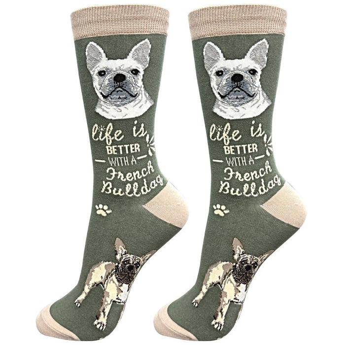 Life Is Better With A French Bulldog Unisex Socks - Life Is Better With A French Bulldog Unisex Socks