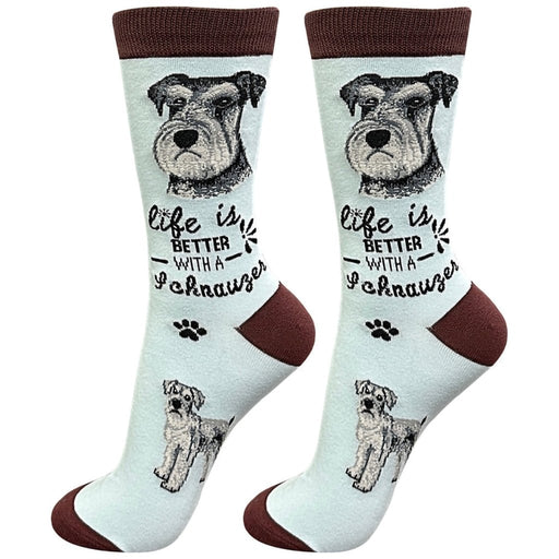 Life Is Better With A Schnauzer Unisex Socks - Life Is Better With A Schnauzer Unisex Socks