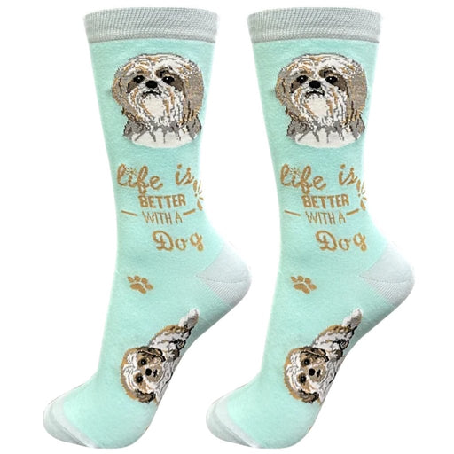 Life Is Better With A Shih Tzu Unisex Socks - Life Is Better With A Shih Tzu Unisex Socks