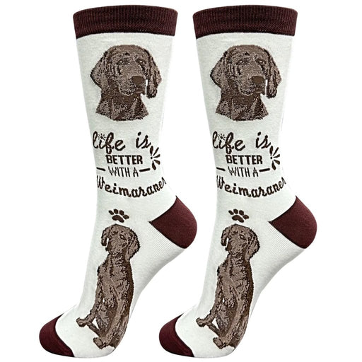 Life Is Better With A Weimaraner Unisex Socks - Life Is Better With A Weimaraner Unisex Socks