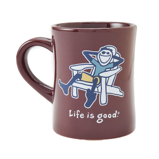 Life Is Good : Adirondack Jake Diner Mug - Life Is Good : Adirondack Jake Diner Mug