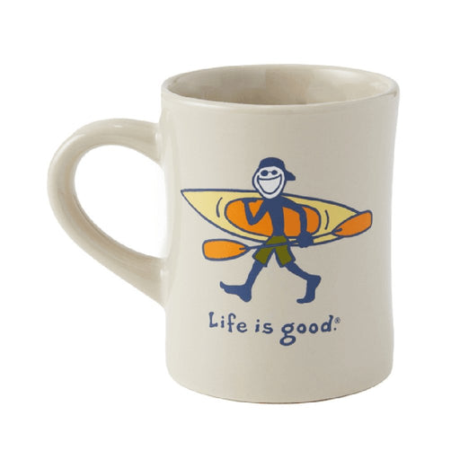 Life Is Good : Jake Kayak Diner Mug -