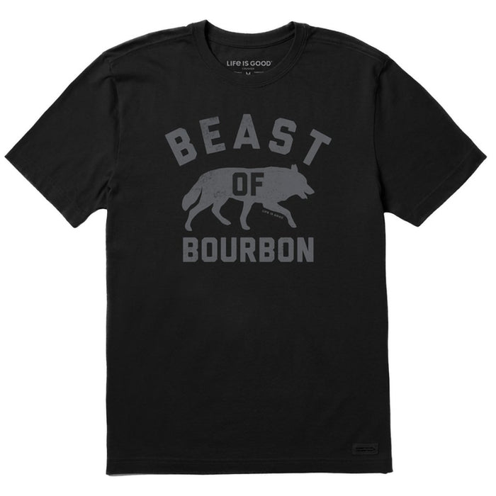 Life Is Good : Men's Beast of Bourbon Crusher Tee - Life Is Good : Men's Beast of Bourbon Crusher Tee