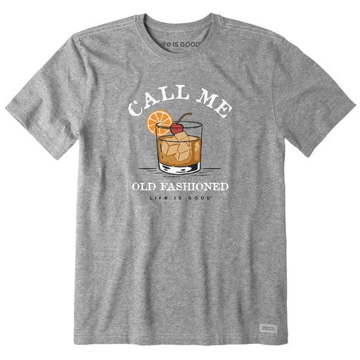 Life Is Good : Men's Call Me Old Fashioned Short Sleeve Tee -