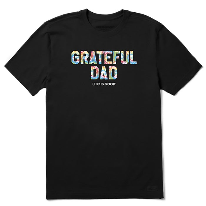 Life Is Good : Men's Grateful Dad Tie Dye Crusher Tee -