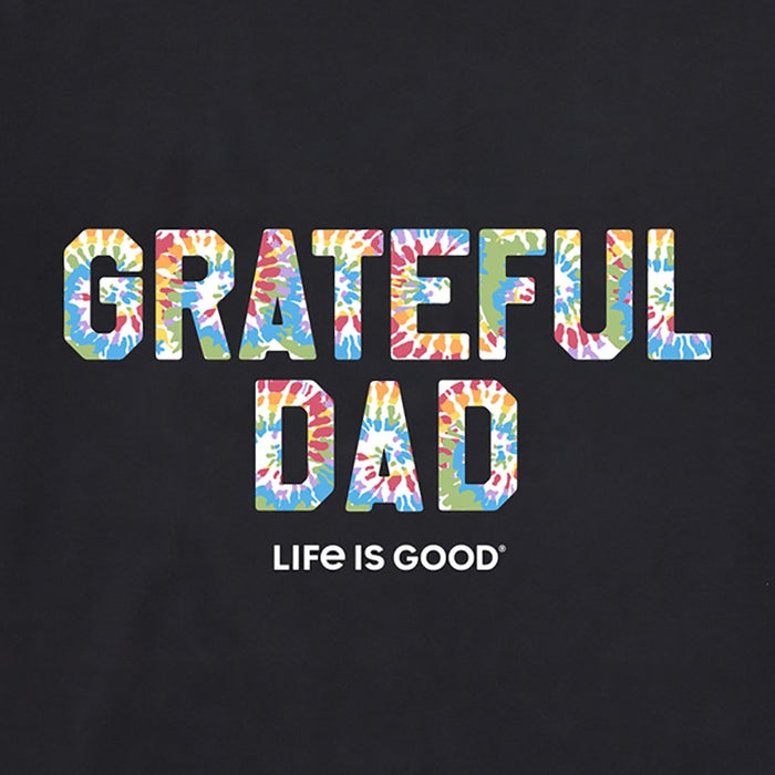 Life Is Good : Men's Grateful Dad Tie Dye Crusher Tee -