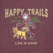 Life Is Good : Men's Jake And Rocket Happy Trails Short Sleeve Tee -
