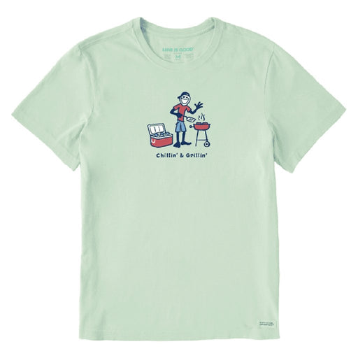Life Is Good : Men's Jake Chillin And Grillin Crusher Tee -