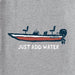 Life Is Good : Men's Just Add Water Bass Boat Short Sleeve Tee - Life Is Good : Men's Just Add Water Bass Boat Short Sleeve Tee
