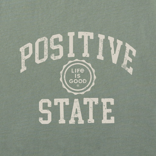 Life Is Good : Men's Positive State Long Sleeve Crusher Tee - Life Is Good : Men's Positive State Long Sleeve Crusher Tee